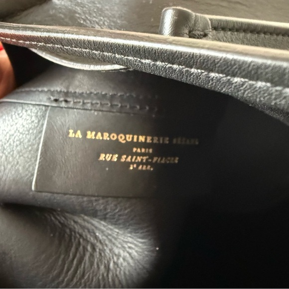 Sezane ROMIE Bag Smooth Black Leather - Picture 7 of 10